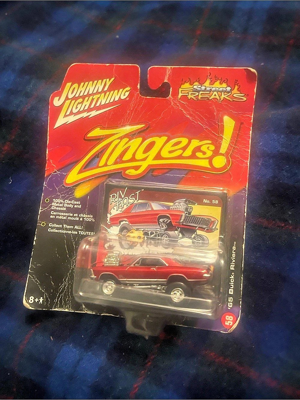 Johnny Lightning 65 Buick Riviera Street Freaks Zingers Riv Fast No. 58 Riv Fast
